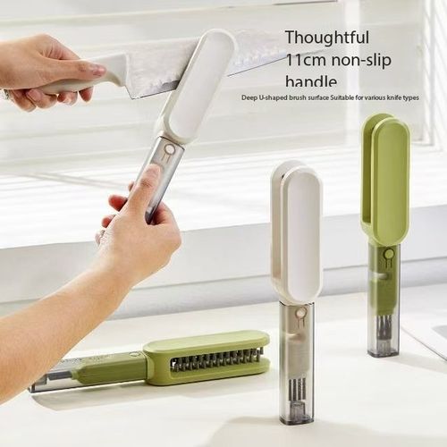 😃Multi-functional 4-in-1 cleaning and dust removal brush blade set with combined functions for kitchen cleaning brush