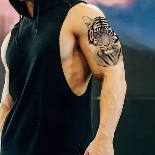High-quality tattoo stickers are waterproof, sweat-proof, scratch-resistant, and scratch-resistant. They are semi-permanent in terms of human artistic sexiness and will fall off automatically after a period of time