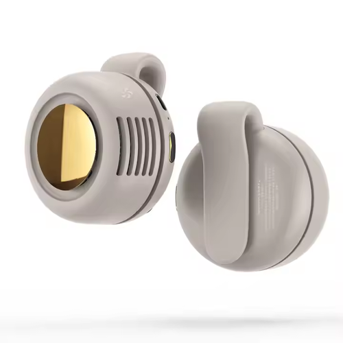 The newly launched fashionable portable mini fan, outdoor collar clip, 360-degree adjustable, rotatable color mini fan, and cute pocket fan