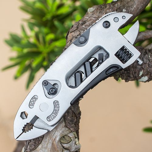 Multi-functional wrench and pliers, outdoor camping and hiking self-defense knife, versatile tool folding outdoor pliers🌱💪