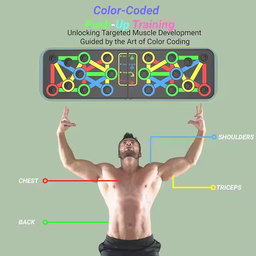 High-quality customized portable foldable home fitness equipment for muscle training - push-up boards