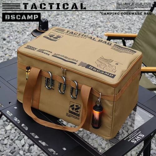 ⛅Multi-functional outdoor tool storage bag, camping travel handbag, large capacity, convenient travel and camping set, outdoor tactical storage bag, large capacity👓