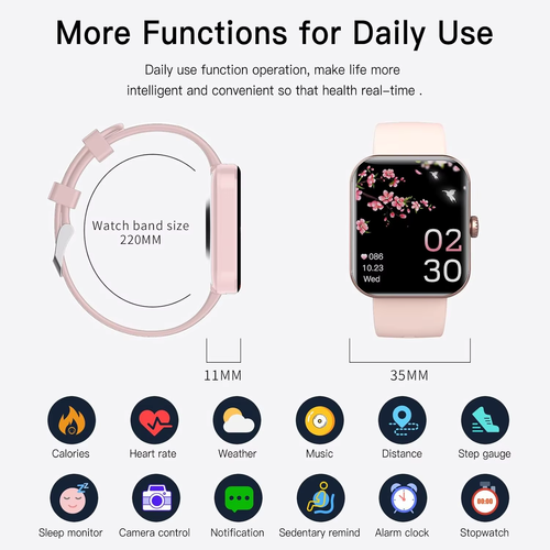 ⌚2025 Touchscreen health monitoring BT call new F57L smart watch sports watch for men and women smart watch
