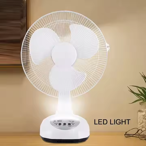 A solar-powered daily fan for charging mobile phones with light bulbs