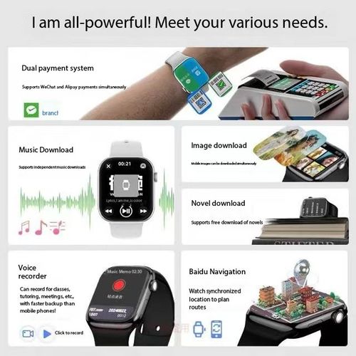 New S10 Bluetooth Watch with NFC Payment Smart Watch 2025 Full Function iWatchs10