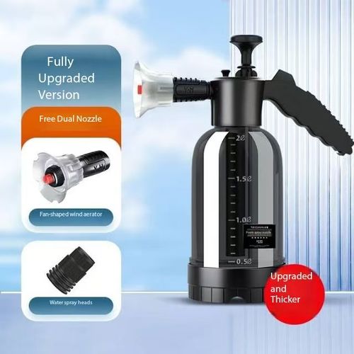 🚘Portable 2L foam sprayer - adjustable car washing foam spray bottle, canister, foam spray gun for car washing