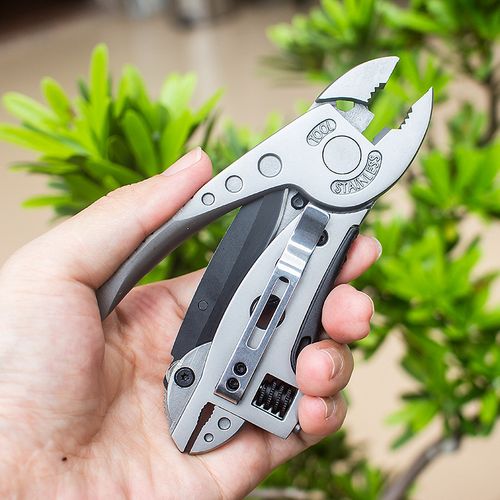 Multi-functional wrench and pliers, outdoor camping and hiking self-defense knife, versatile tool folding outdoor pliers🌱💪