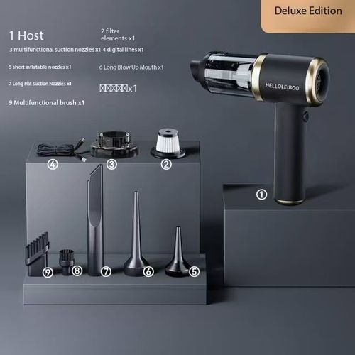 Handheld vacuum cleaner, household strong suction power, car mini, long-lasting, strong suction power, wireless portable blower mite remover🧚