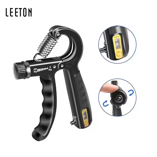 Adjustable resistance grip strength booster