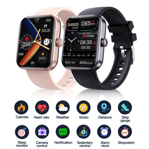 ⌚2025 Touchscreen health monitoring BT call new F57L smart watch sports watch for men and women smart watch
