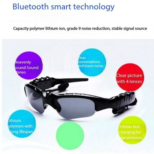 Upgraded Bluetooth glasses for listening to music and making calls, stereo sunglasses, smart music, wireless sports and fashionable Bluetooth sunglasses🤩🤩🤩😍