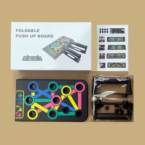 High-quality customized portable foldable home fitness equipment for muscle training - push-up boards