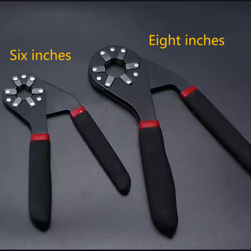 Magic wrench 6-inch and 8-inch multi-purpose external hexagonal alloy steel industrial grade manual clamping adjustable hexagonal wrench