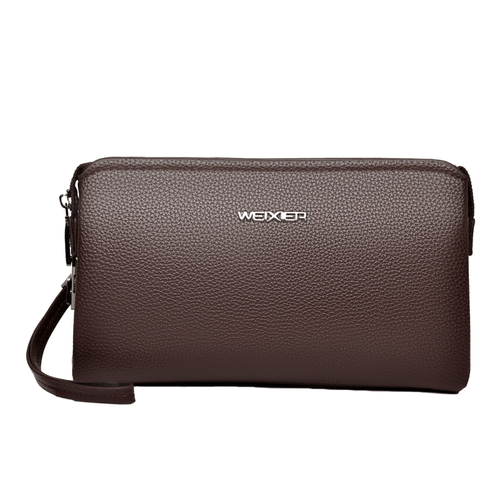 🤩New men's handbag with password zipper - business bag, stylish and simple, made of PU leather, anti-theft and multi-functional