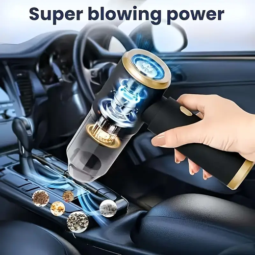 Handheld vacuum cleaner, household strong suction power, car mini, long-lasting, strong suction power, wireless portable blower mite remover🧚🤩