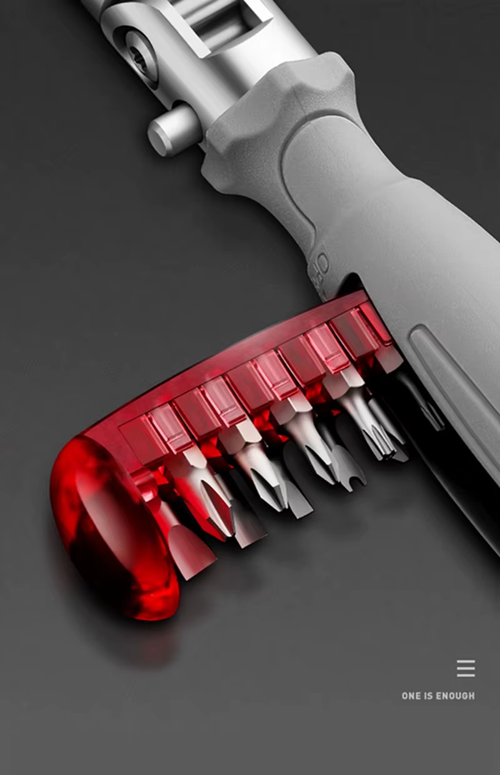 Precision torque multi-ratchet screwdriver with magnetic attraction, foldable screwdriver set
