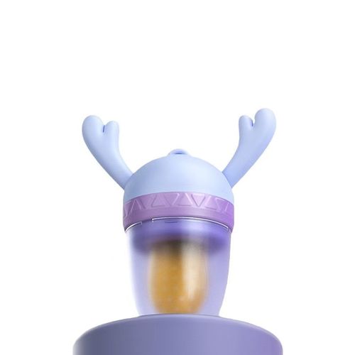 Baby Antler Bite Fun Complementary food teething gel pacifier, fruit and vegetable silicone pacifier, food-grade all-in-one🍇🍌🍉