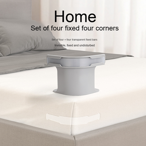 4 pieces corner bed sheets with grip strips, heavy-duty mattress straps, suitable for all bed sheet sizes, anti-slip bed sheet holders, safe bed.