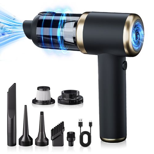 Handheld vacuum cleaner, household strong suction power, car mini, long-lasting, strong suction power, wireless portable blower mite remover🧚