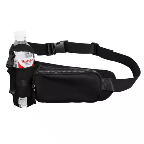 2025 New portable and simple sports waist bag, large-capacity fitness waist, water bottle waist, waterproof crossbody chest bag😳