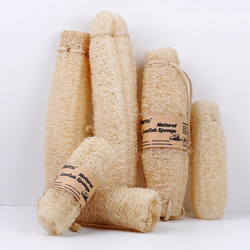 Organic Loofah Sponge for Bathing Spa Exfoliating Scrubber Natural Luffa Body Wash Sponge Body Massage and Care