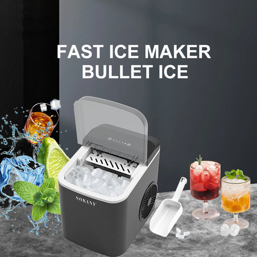 Household Small Ice Cube Maker, Quick Ice-making Machine