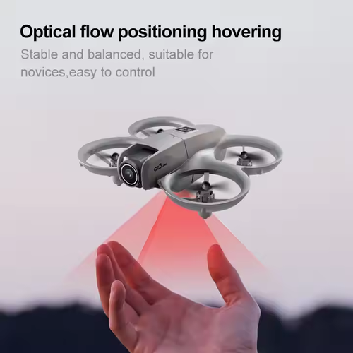 GT3 Mini Optical Flow Beginner Drone 4K Dual Cameras Foldable RC Quadcopter 6-minute Flight Time Obstacle Avoidance Features