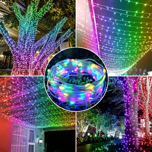 Solar string lights  10 meters  Outdoor waterproof LED flexible light strips  Suitable for outdoor use