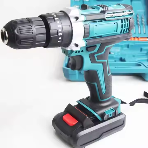 Inventory is limited. Limited-time sale.  21V 24 PCS Torque Impact Drill Cordless Screwdriver Screwdriver Impact Hammer Drill With Tool Box