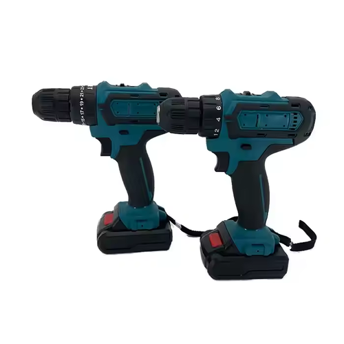 Inventory is limited. Limited-time sale.  21V 24 PCS Torque Impact Drill Cordless Screwdriver Screwdriver Impact Hammer Drill With Tool Box