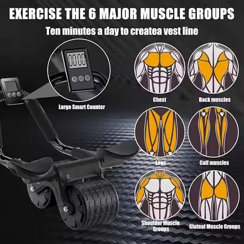 Inventory is limited. Limited-time sale. Automatic Ab Roller System, Get Perfect Abs