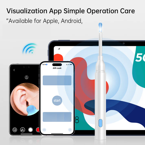 🔥🔥🔥Durable Ear Wax Removal Easy to Operate Visual Electric Earpick Camera Wireless Ear Cleaner With Otoscope