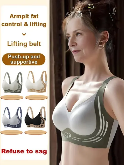 🔥🎁 Women's Anti-Sagging Running Bras Small Chest Summer Sports Bra Comfortable Hooks Soft Support Breathable Knitted Everyday
