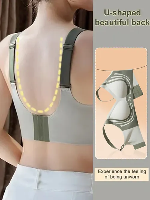 🔥🎁 Women's Anti-Sagging Running Bras Small Chest Summer Sports Bra Comfortable Hooks Soft Support Breathable Knitted Everyday