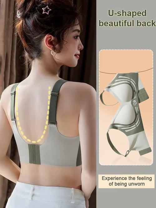 🔥🎁 Women's Anti-Sagging Running Bras Small Chest Summer Sports Bra Comfortable Hooks Soft Support Breathable Knitted Everyday