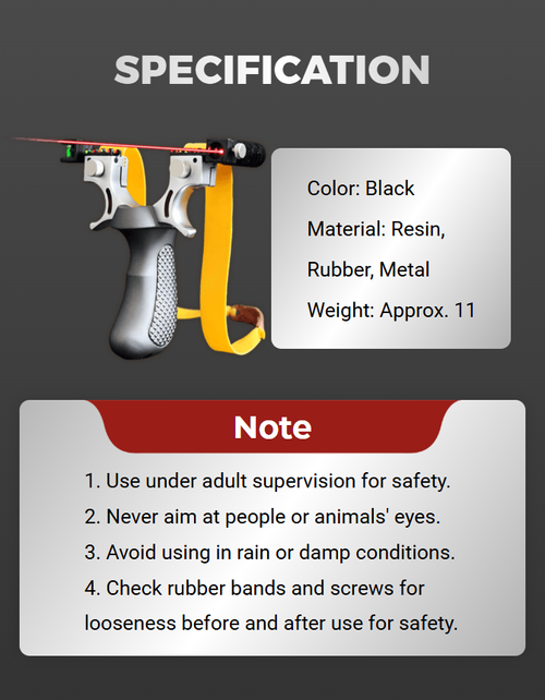 Professional resin laser slingshots