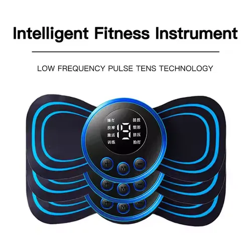 Portable adjustable force rechargeable massage patch