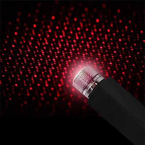 Car Interior Roof LED Star Light USB Atmosphere Starry Sky Night Projector Lamp