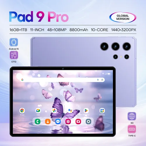 🔥2025 model 10.1-inch in-cell screen Pad9PRO tablet computer