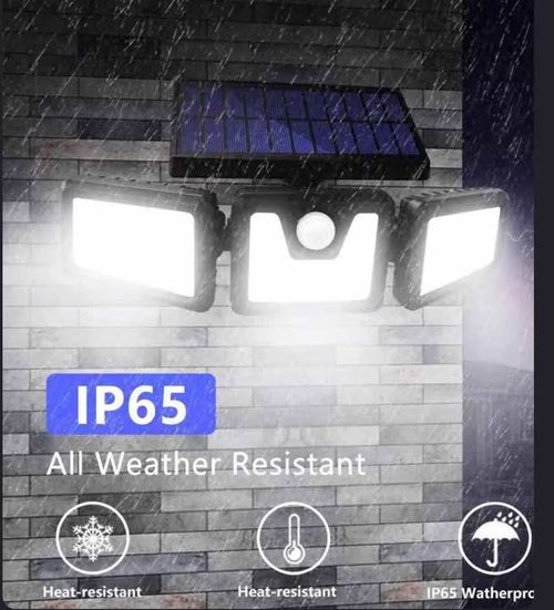 2025 Outdoor Solar Powered Garden Lamp Motion Sensor LED Solar Wall Light Security Lamp Remote Control