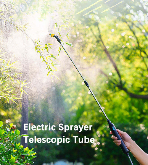 Large Capacity 5L Automatic Rechargeable PVC Plastic Electric Watering Pot Sprayer Portable Household Garden Sprayer Adjustable