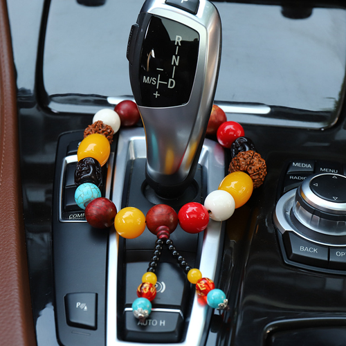 🔥🔥🔥Car gear bead pendant gear shift handle Buddhist bead pendant, good luck charm, vehicle decoration, Buddhist bead for car, interior decoration item in car.