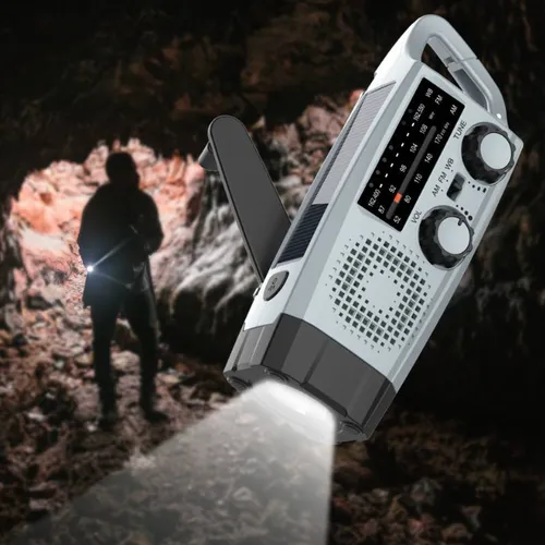 Multi-band solar radio New emergency radio USB interface