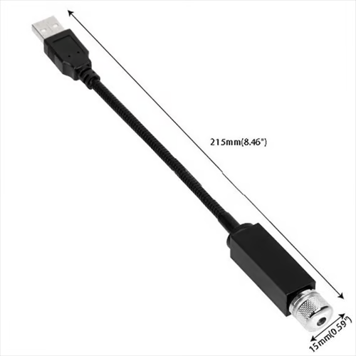 Car Interior Roof LED Star Light USB Atmosphere Starry Sky Night Projector Lamp
