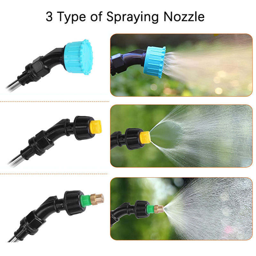 Large Capacity 5L Automatic Rechargeable PVC Plastic Electric Watering Pot Sprayer Portable Household Garden Sprayer Adjustable