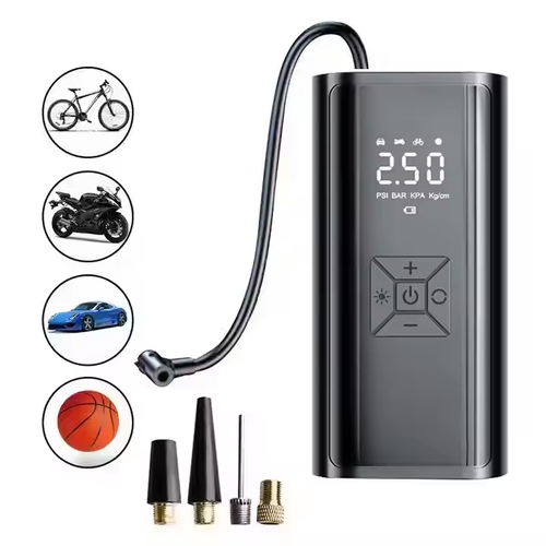 Portable mini handheld electric bicycle tire inflator Bicycle inflator 150 pounds per square inch For tire inflation