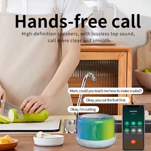 Clear out the stock! The last 10 wireless Bluetooth speakers - stylish music speakers with adjustable brightness, warm white light, and support for RGB color transformation. Hurry, they'll be gone soon!