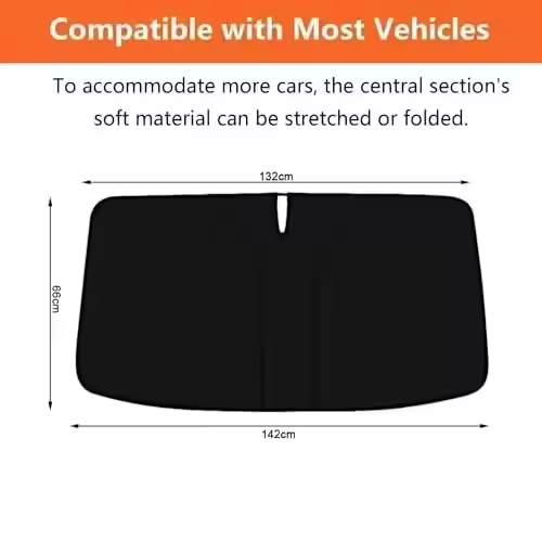 Car UV-resistant window sunshade  Front windshield privacy sunshade