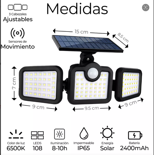 2025 Outdoor Solar Powered Garden Lamp Motion Sensor LED Solar Wall Light Security Lamp Remote Control