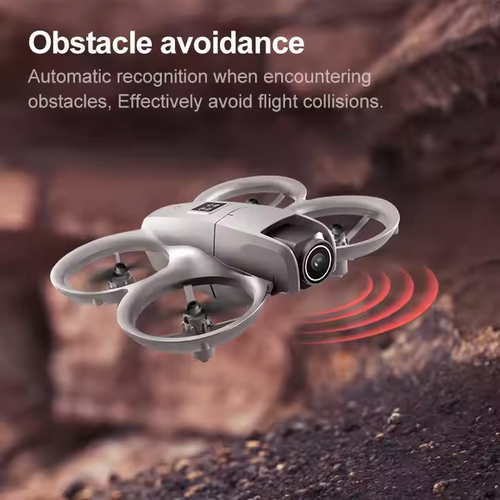 GT3 Mini Optical Flow Beginner Drone 4K Dual Cameras Foldable RC Quadcopter 6-minute Flight Time Obstacle Avoidance Features